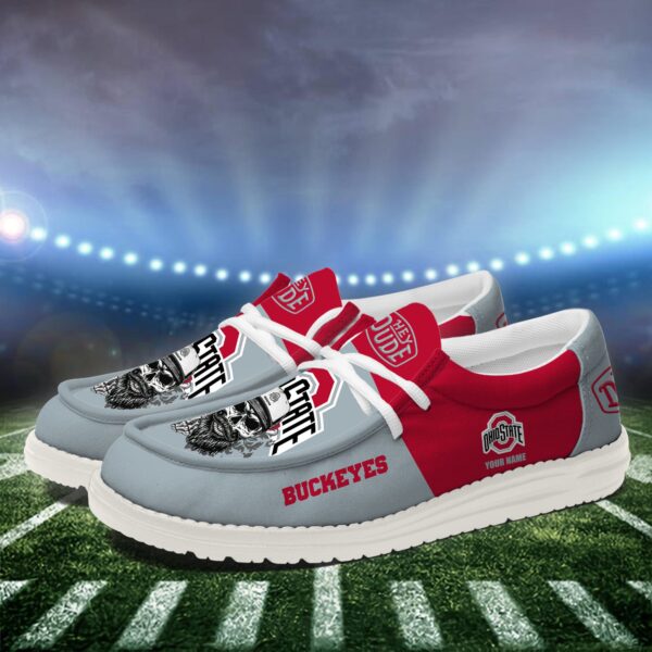 Tubopro Ohio State Buckeyes Personalized Hey Dude Shoes For Men And Women - Image 2