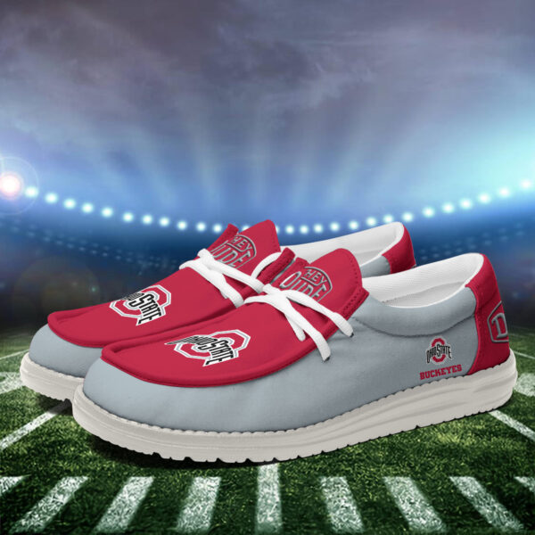 Tubopro Ohio State Buckeyes Personalized Hey Dude Shoes For Men And Women - Image 3