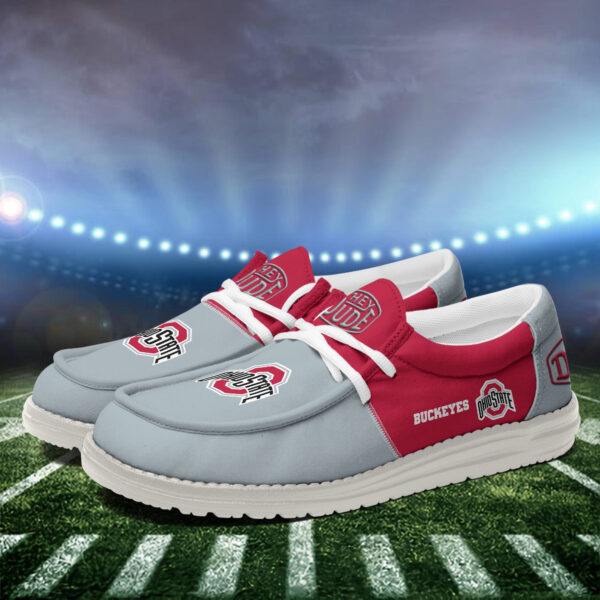 Tubopro Ohio State Buckeyes Personalized Hey Dude Shoes For Men And Women - Image 4