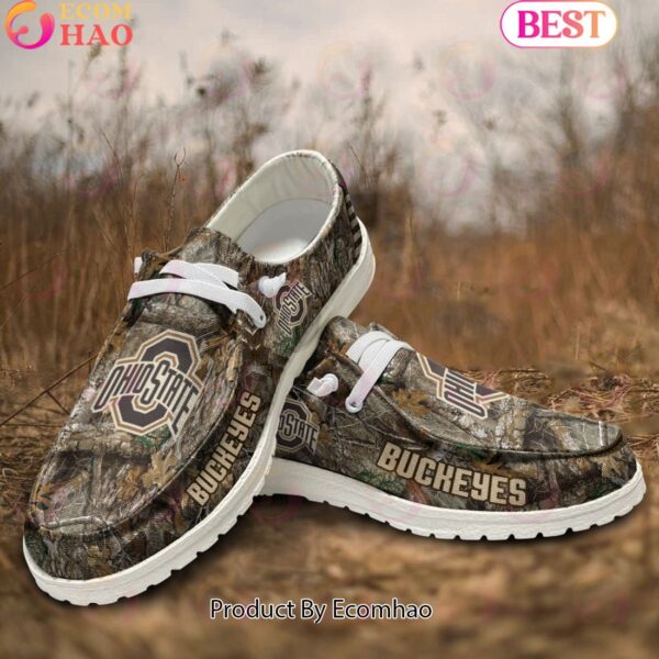 Tubopro Ohio State Buckeyes Personalized Hey Dude Shoes For Men And Women