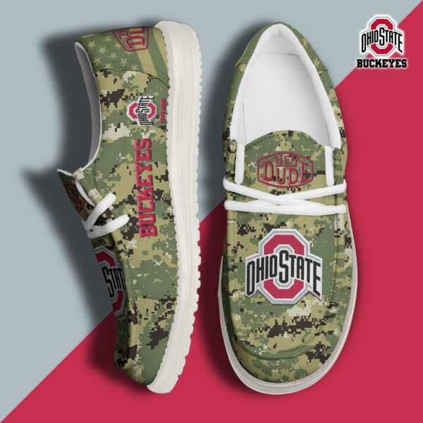 Tubopro Ohio State Buckeyes Personalized Hey Dude Shoes For Men And Women