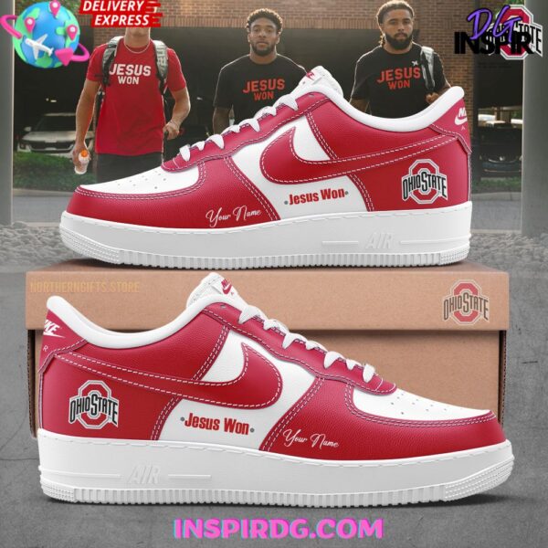 Tubopro Ohio State Football Air Low-Top Sneakers Shoes For Men And Women