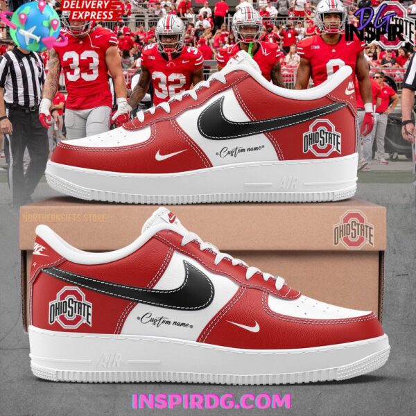 Tubopro Ohio State Football Air Low-Top Sneakers Shoes For Men And Women