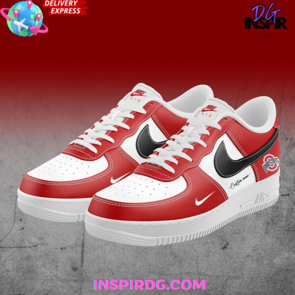 Tubopro Ohio State Football Air Low-Top Sneakers Shoes For Men And Women - Image 2