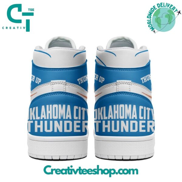 Tubopro Oklahoma City Thunder AJ1 High Sneakers Shoes For Men And Women - Image 2