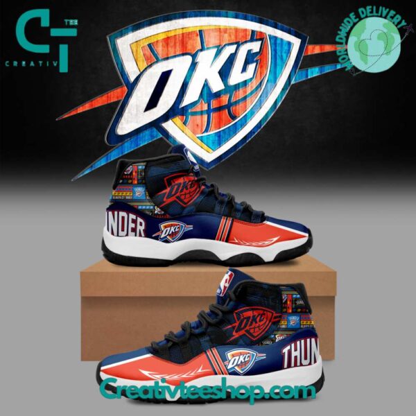 Tubopro Oklahoma City Thunder AJ13 Sneakers Shoes For Men And Women
