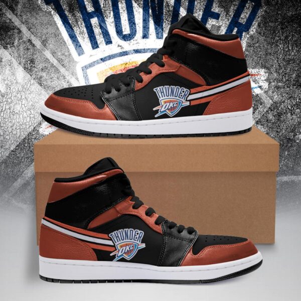 Tubopro Oklahoma City Thunder NBA AJ1 High Sneakers Shoes For Men And Women