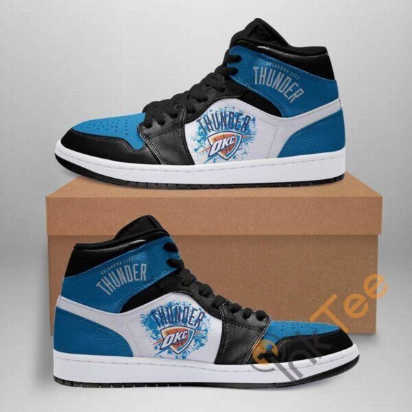 Tubopro Oklahoma City Thunder NBA AJ1 High Sneakers Shoes For Men And Women