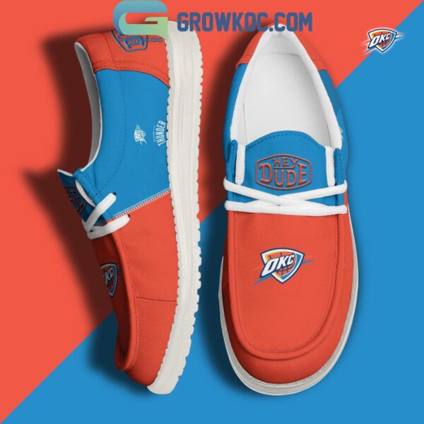Tubopro Oklahoma City Thunder Personalized Hey Dude Shoes For Men And Women