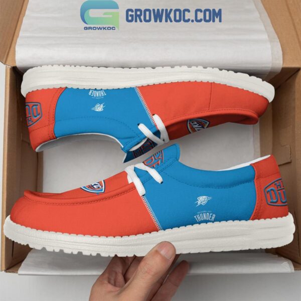 Tubopro Oklahoma City Thunder Personalized Hey Dude Shoes For Men And Women - Image 3