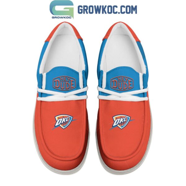 Tubopro Oklahoma City Thunder Personalized Hey Dude Shoes For Men And Women - Image 5