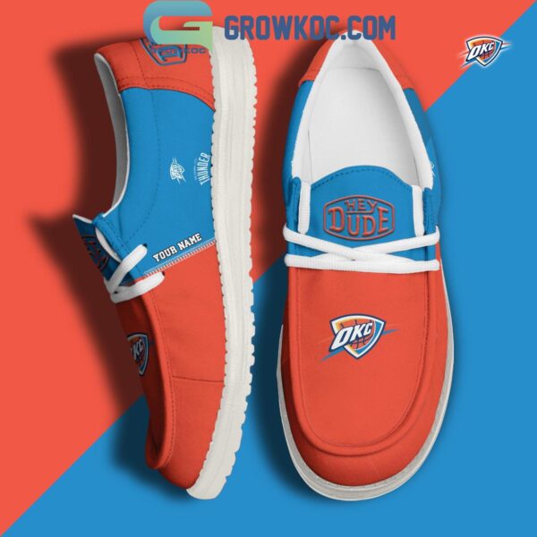 Tubopro Oklahoma City Thunder Personalized Hey Dude Shoes For Men And Women - Image 2