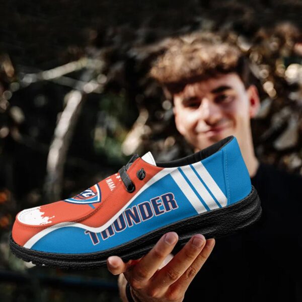 Tubopro Oklahoma City Thunders Hey Dude Shoes For Men And Women - Image 4