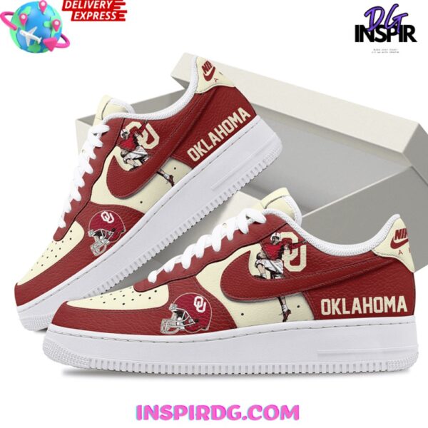 Tubopro Oklahoma Sooners Air Low-Top Sneakers Shoes For Men And Women - Image 2