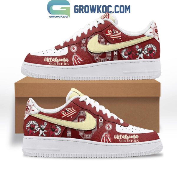 Tubopro Oklahoma Sooners Air Low-Top Sneakers Shoes For Men And Women - Image 2