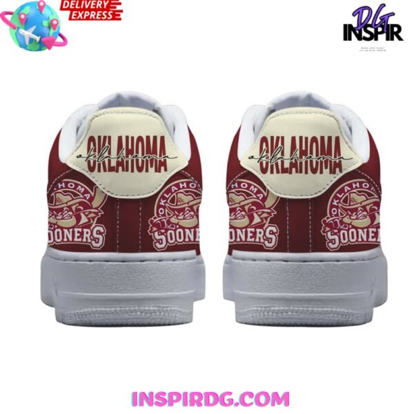 Tubopro Oklahoma Sooners Air Low-Top Sneakers Shoes For Men And Women - Image 4