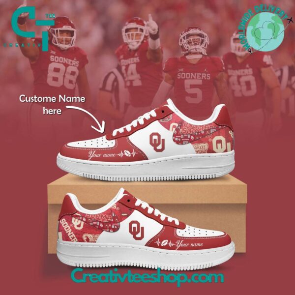 Tubopro Oklahoma Sooners Air Low-Top Sneakers Shoes For Men And Women