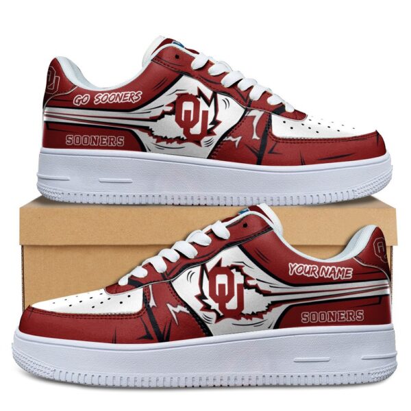 Tubopro Oklahoma Sooners Air Low-Top Sneakers Shoes For Men And Women