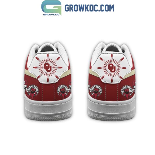 Tubopro Oklahoma Sooners Air Low-Top Sneakers Shoes For Men And Women - Image 5