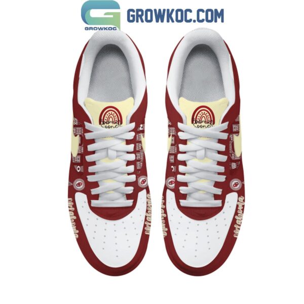 Tubopro Oklahoma Sooners Air Low-Top Sneakers Shoes For Men And Women - Image 4