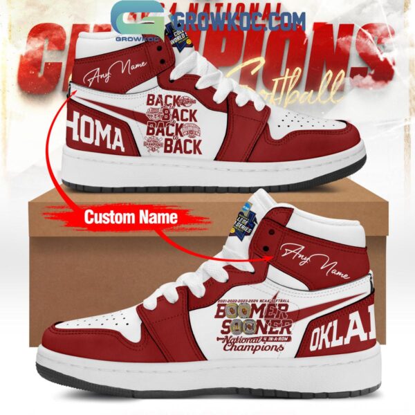 Tubopro Oklahoma Sooners AJ1 High Sneakers Shoes For Men And Women