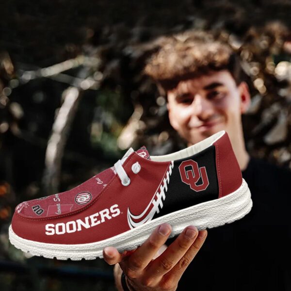 Tubopro Oklahoma Sooners Hey Dude Shoes For Men And Women - Image 3