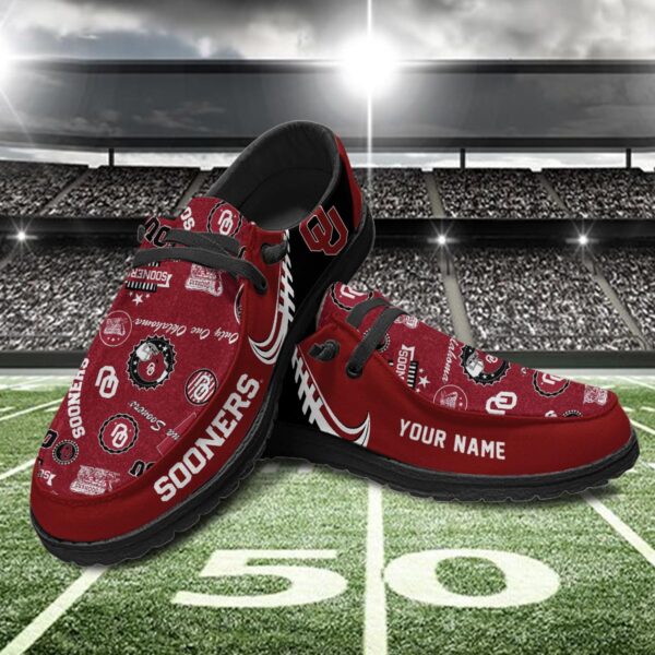 Tubopro Oklahoma Sooners Hey Dude Shoes For Men And Women - Image 2