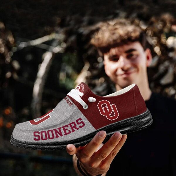 Tubopro Oklahoma Sooners Hey Dude Shoes For Men And Women - Image 3