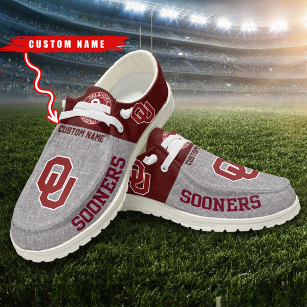 Tubopro Oklahoma Sooners Hey Dude Shoes For Men And Women - Image 2