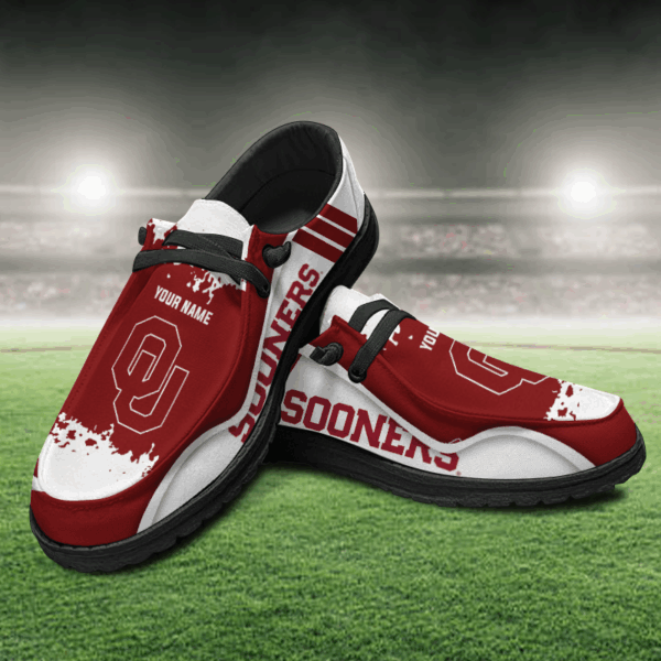 Tubopro Oklahoma Sooners Hey Dude Shoes For Men And Women - Image 2