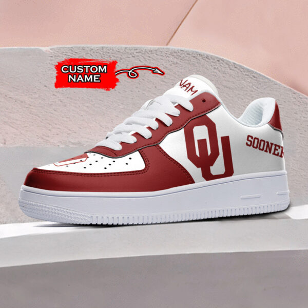 Tubopro Oklahoma Sooners NCAA Air Low-Top Sneakers Shoes For Men And Women - Image 2