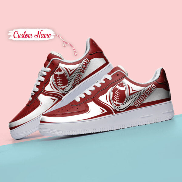 Tubopro Oklahoma Sooners NCAA Air Low-Top Sneakers Shoes For Men And Women - Image 4
