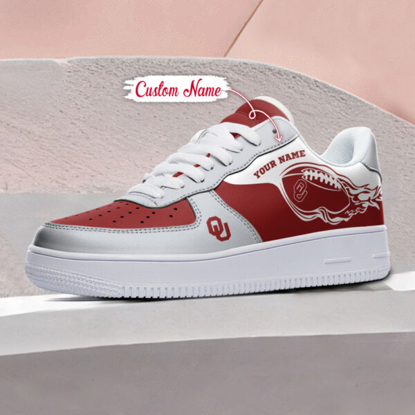 Tubopro Oklahoma Sooners NCAA Air Low-Top Sneakers Shoes For Men And Women - Image 3