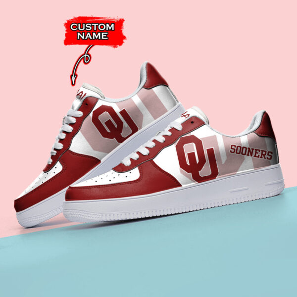 Tubopro Oklahoma Sooners NCAA Air Low-Top Sneakers Shoes For Men And Women - Image 3