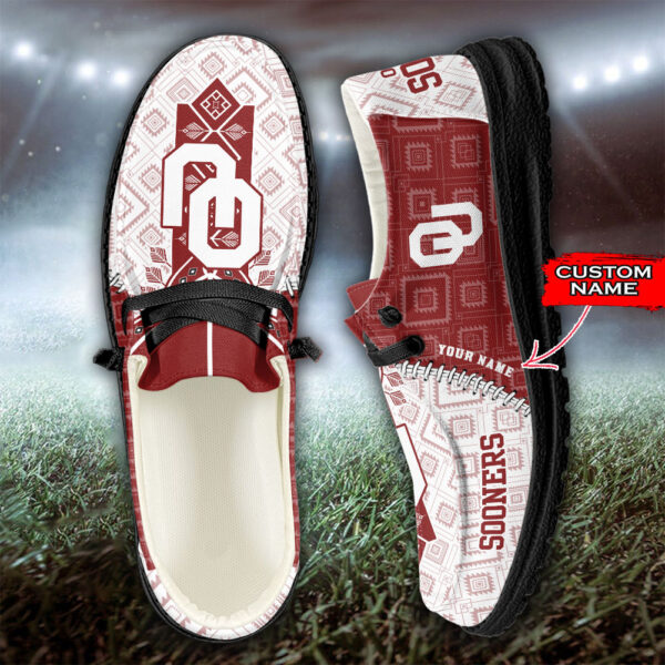 Tubopro Oklahoma Sooners Personalized Hey Dude Shoes For Men And Women - Image 3