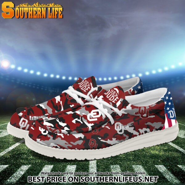 Tubopro Oklahoma Sooners Personalized Hey Dude Shoes For Men And Women - Image 2