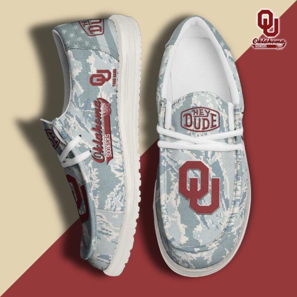 Tubopro Oklahoma Sooners Personalized Hey Dude Shoes For Men And Women