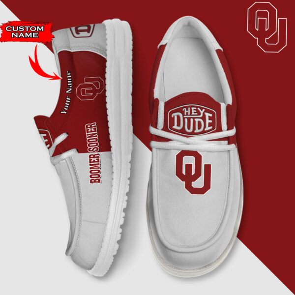 Tubopro Oklahoma Sooners Personalized Hey Dude Shoes For Men And Women