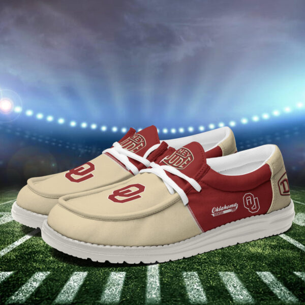 Tubopro Oklahoma Sooners Personalized Hey Dude Shoes For Men And Women - Image 4