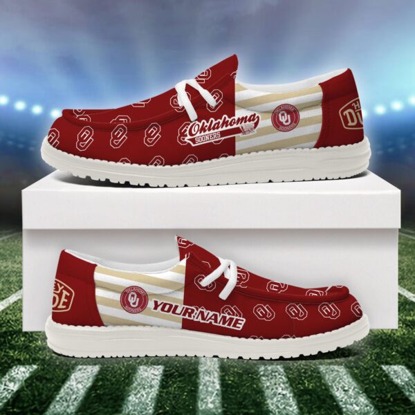 Tubopro Oklahoma Sooners Personalized Hey Dude Shoes For Men And Women - Image 2
