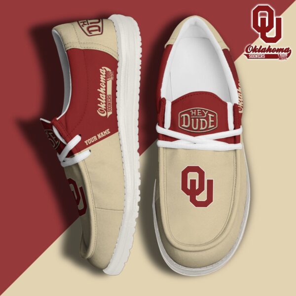 Tubopro Oklahoma Sooners Personalized Hey Dude Shoes For Men And Women