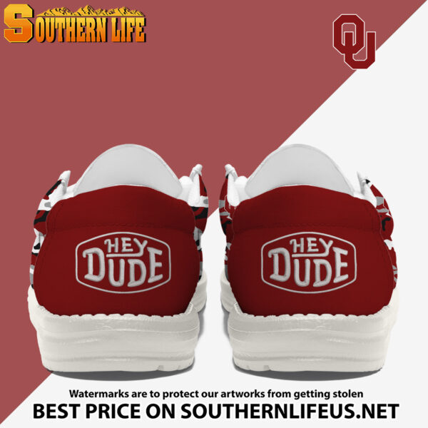 Tubopro Oklahoma Sooners Personalized Hey Dude Shoes For Men And Women - Image 3