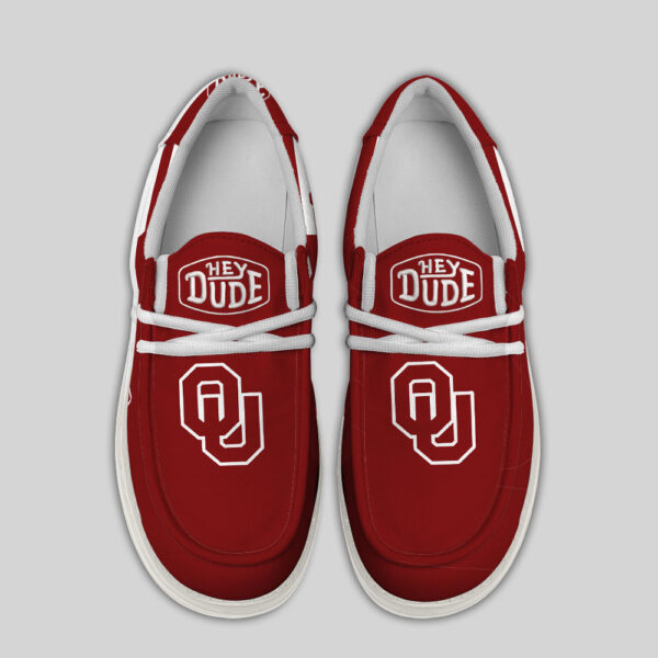 Tubopro Oklahoma Sooners Personalized Hey Dude Shoes For Men And Women - Image 4