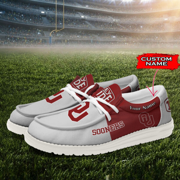 Tubopro Oklahoma Sooners Personalized Hey Dude Shoes For Men And Women - Image 2