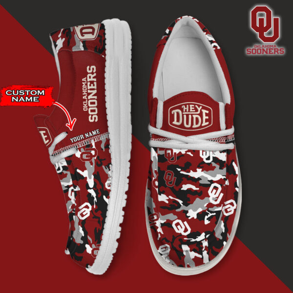 Tubopro Oklahoma Sooners Personalized Hey Dude Shoes For Men And Women