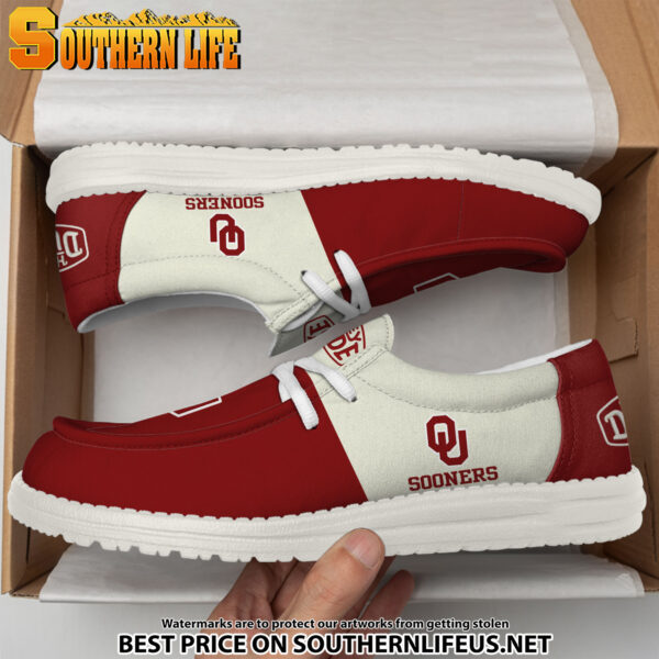 Tubopro Oklahoma Sooners Personalized Hey Dude Shoes For Men And Women - Image 3