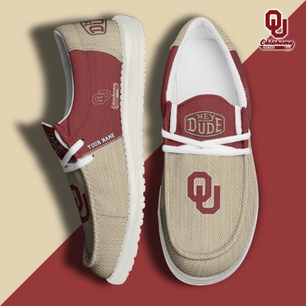 Tubopro Oklahoma Sooners Personalized Hey Dude Shoes For Men And Women