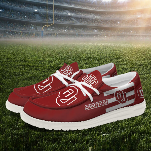 Tubopro Oklahoma Sooners Personalized Hey Dude Shoes For Men And Women - Image 2