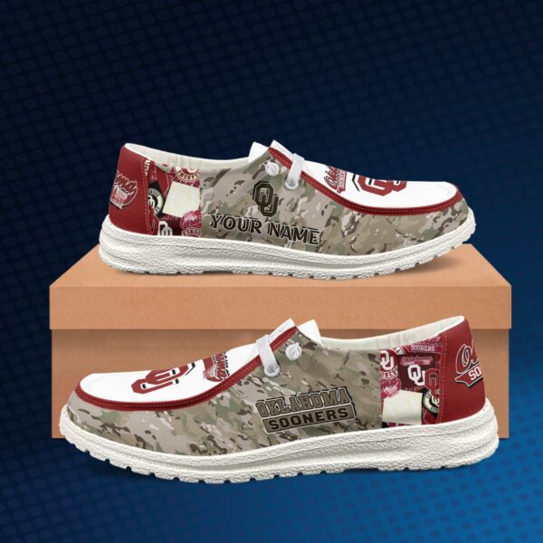 Tubopro Oklahoma Sooners Personalized Hey Dude Shoes For Men And Women - Image 2