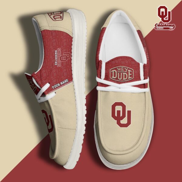 Tubopro Oklahoma Sooners Personalized Hey Dude Shoes For Men And Women